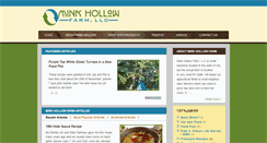 Desktop Screenshot of minkhollowfarm.com